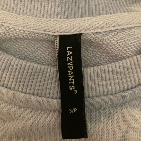 LAZYPANTS Purple Tie-Dye Crew - Picture 4 of 4